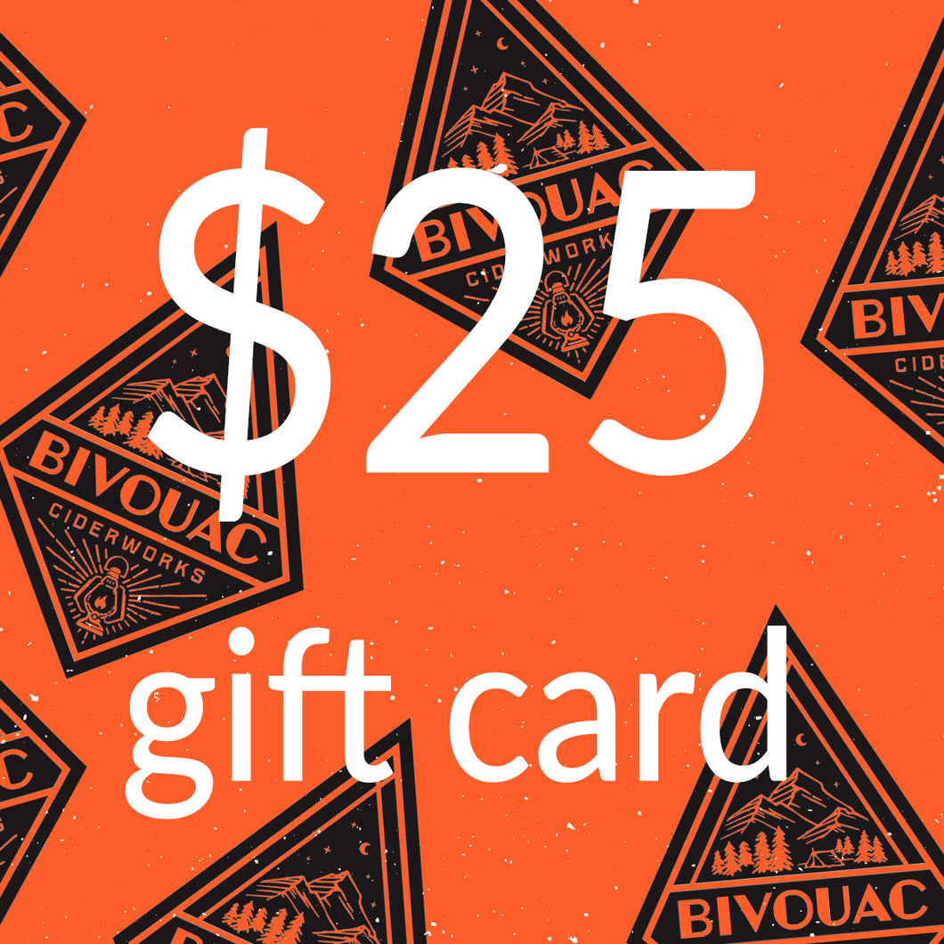 $25 Bivouac Ciderworks Store Gift Card